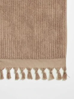 Paros Rib Bath Sheet - Clay 9 Paros Rib Bath Sheet - Clay -Household Items Discount paros rib hand towel clay 2 detail 2