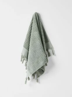 Paros Rib Bath Towel Set - Sage 13 Paros Rib Bath Towel Set - Sage -Household Items Discount paros rib hand towel sage
