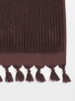 Paros Rib Hand Towel - Syrah 10 Paros Rib Hand Towel - Syrah -Household Items Discount paros rib hand towel syrah 2 detail