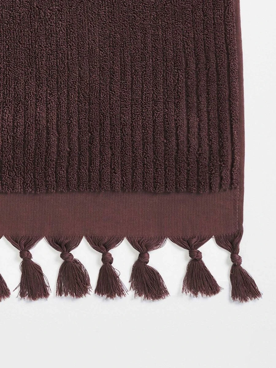 Paros Rib Hand Towel - Syrah 5 Paros Rib Hand Towel - Syrah - Image 3