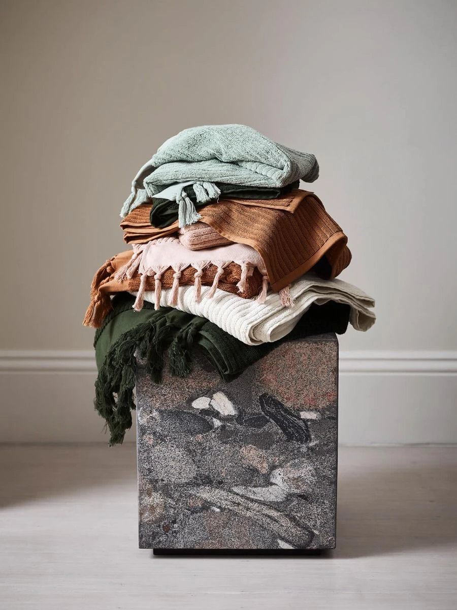 Paros Rib Bath Towel Set - Sage 9 Paros Rib Bath Towel Set - Sage - Image 7