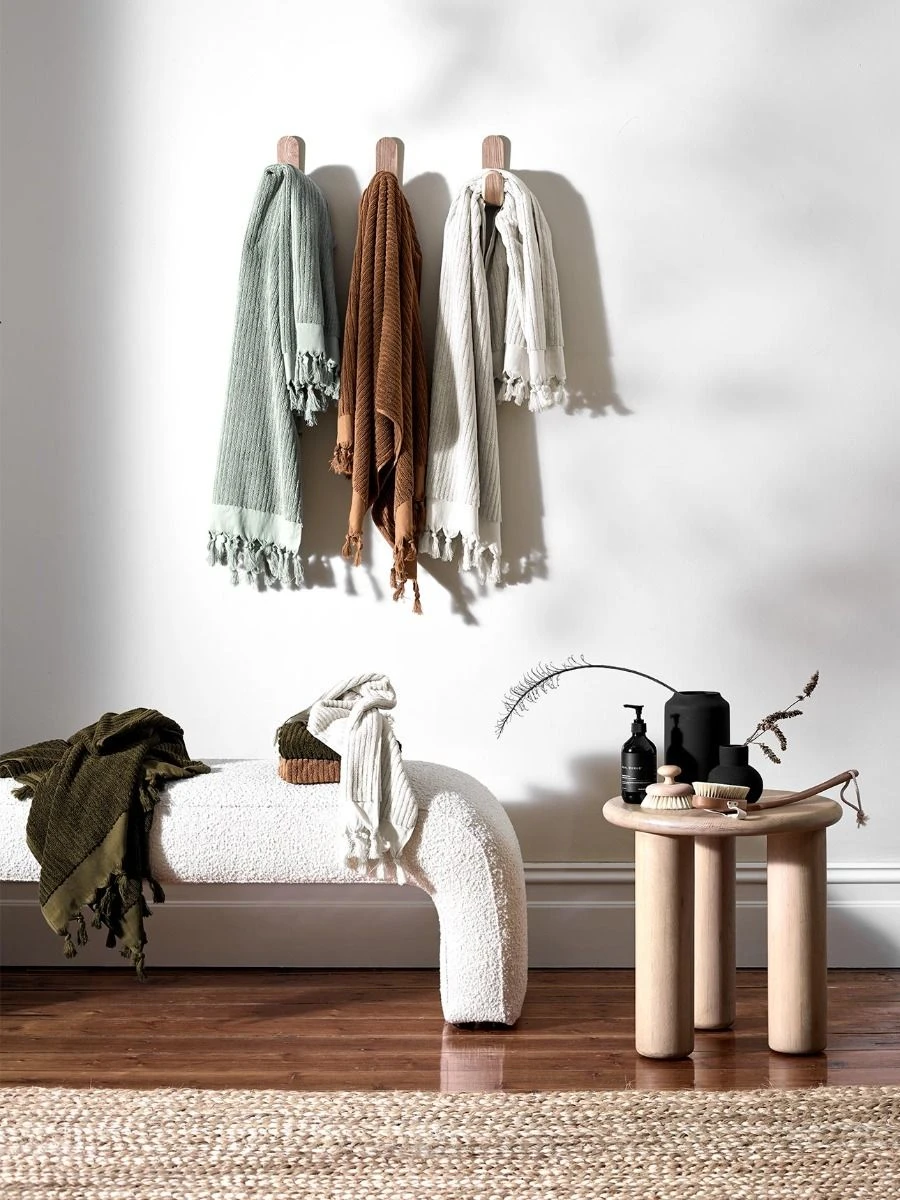 Paros Rib Bath Towel Set - Sage 10 Paros Rib Bath Towel Set - Sage - Image 8