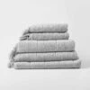 Paros Bath Towel Set - Dove -Household Items Discount paros towel stack dove 2