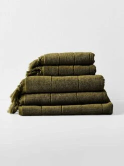 Paros Bath Towel Set - Khaki