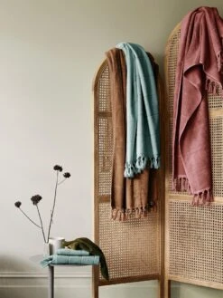 Paros Bath Towel Set - Caramel -Household Items Discount paros towels jade caramel 9