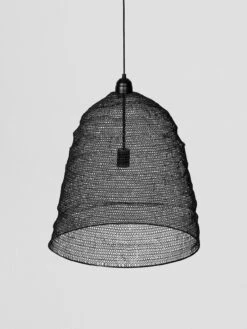 Cone Pendant Large - Black