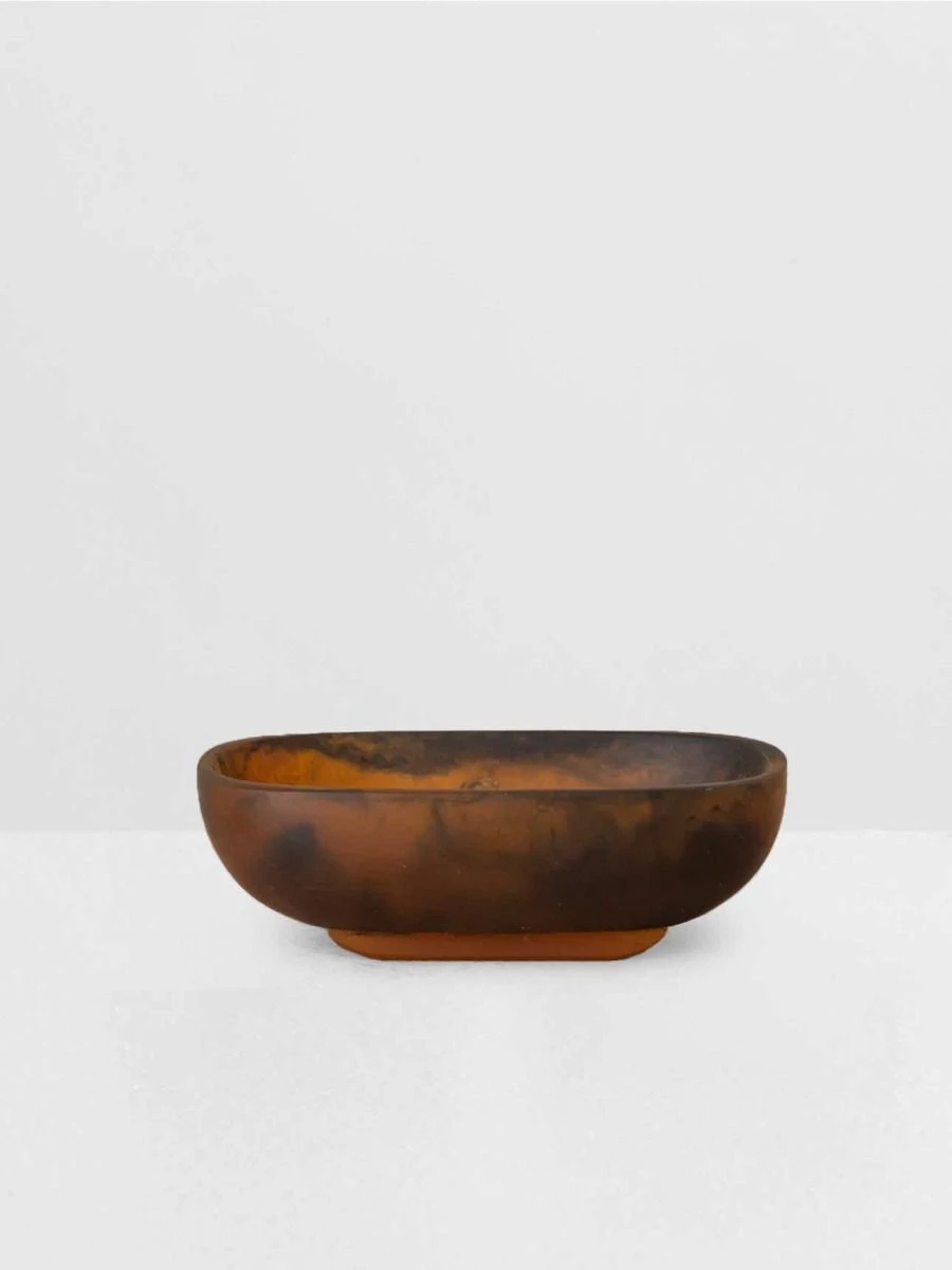 Flow Soap Dish - Amber 3 Flow Soap Dish - Amber