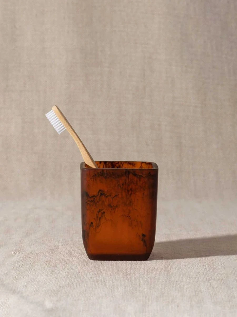 Flow Toothbrush Holder - Amber 4 Flow Toothbrush Holder - Amber - Image 2