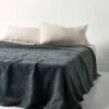 Waffle Bed Cover - Greystone -Household Items Discount waffle bed cover greystone