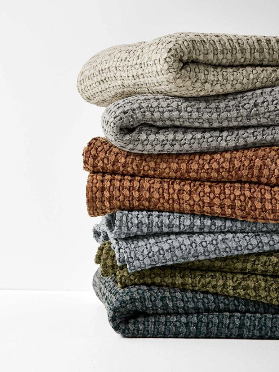 Waffle Throw - Caper 6 Waffle Throw - Caper - Image 4