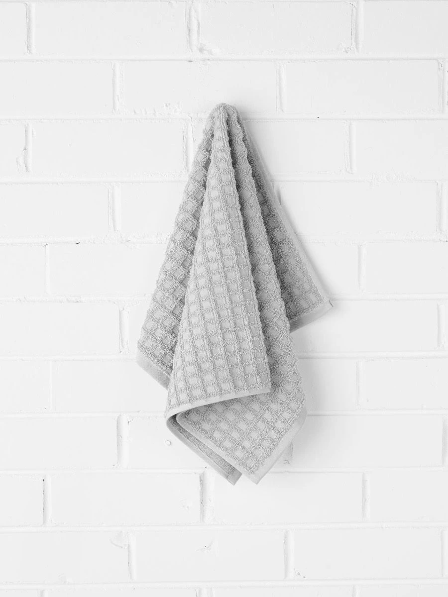 Waffle Hand Towel - Dove 3 Waffle Hand Towel - Dove