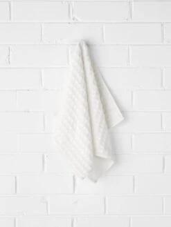Waffle Hand Towel - White
